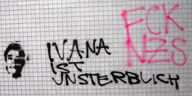 Fuck und Ivana Graffiti Koeln
