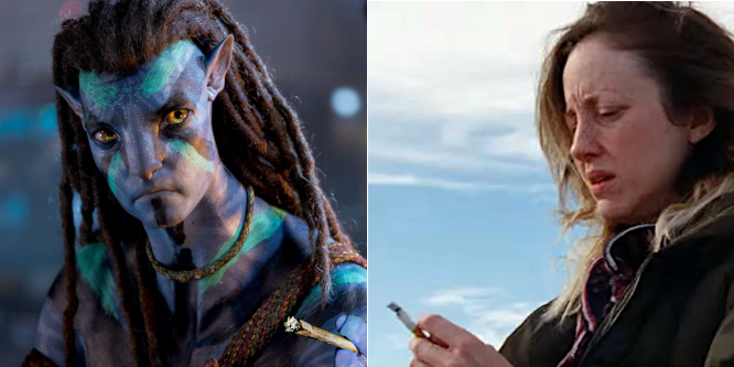 Movie collage revamped, Avatar Guy vs Texas Girl