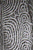 Carnac, carved spiral-portals on menhir