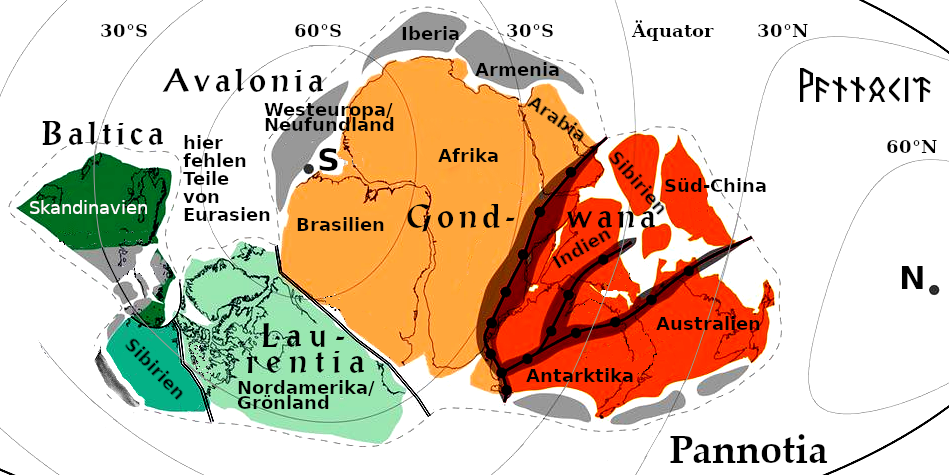 Grafik von Pannotia