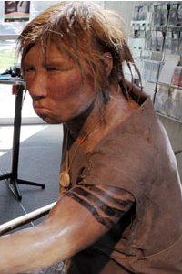 Neandertaler-Frau Rekonstruction